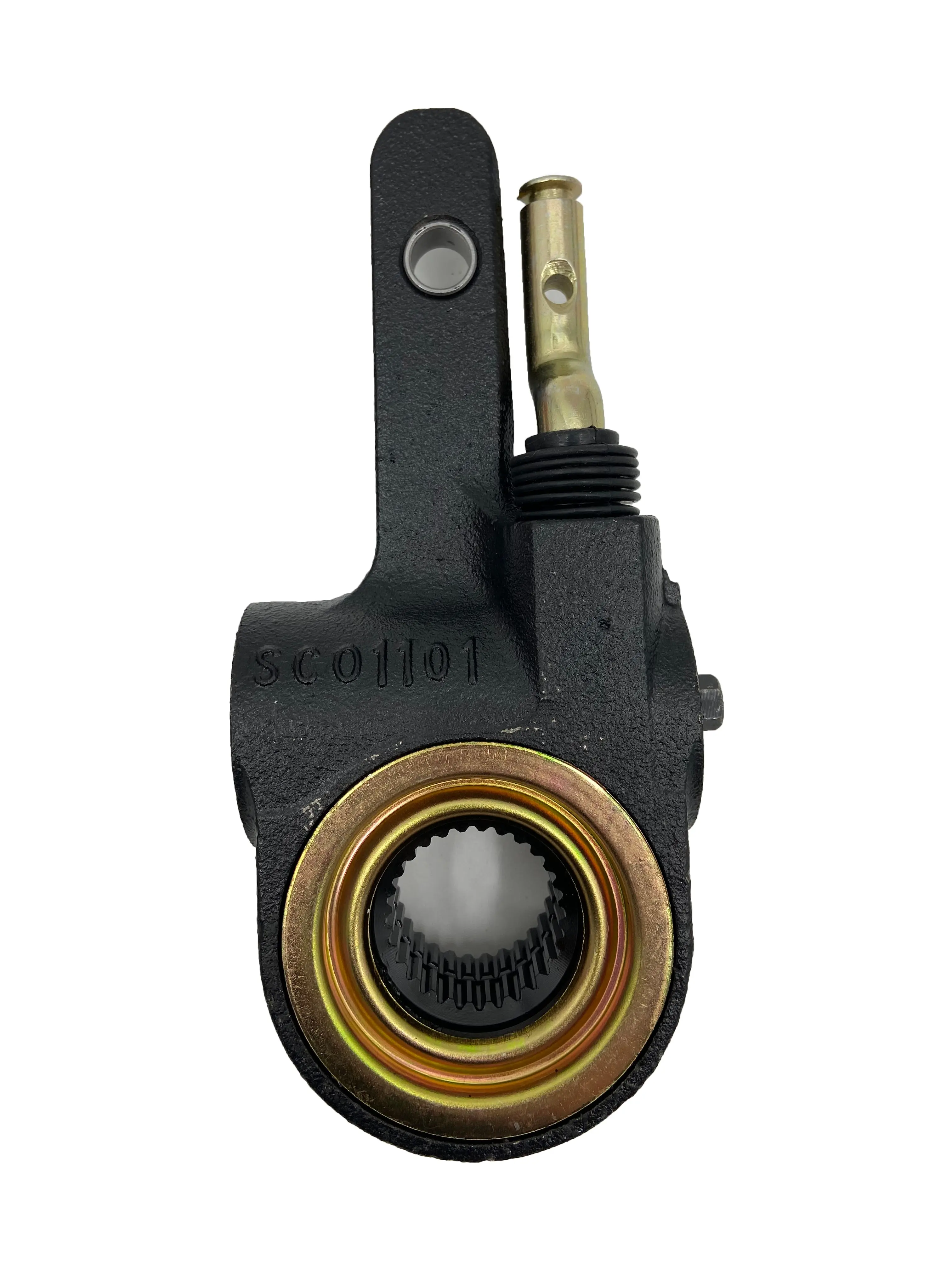 TORQUE AS1172 Automatic Brake Slack Adjuster 1.5" Diameter, 28 Spline Teeth 5.5" Lever for Welded Clevis (Replaces Accuride Mack Freightliner Volvo 1172 25QD419P2 SA11902 20527307) (TR1172) Heavy Duty Metal Diy Metal Sprocket