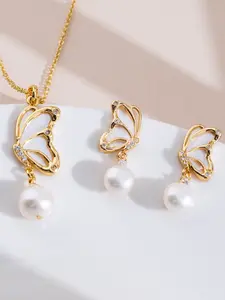 Freshwater Pearl Set 6-8mm, Pearls Without Nucleus, Bread Shape with Growth Texture, Elegant Jewelry Collection