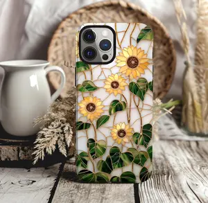 Sunflower Phone Case: Floral Botanical Design, August Birth Flower. Case for IP 11 12 13 14 15 16 17 Pro, Plus, Promax, S21,22,23,24,25 Ultra, Tough Case, Magsafe Case