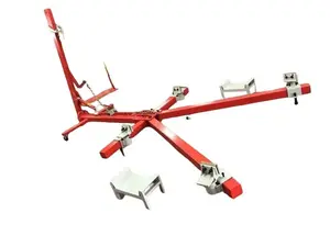 Auto Body Frame Puller Straightener + Clamps + Foot Pedal Pump