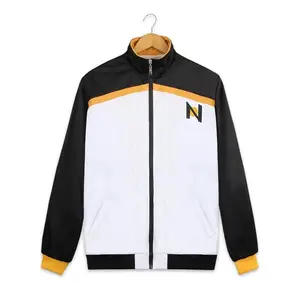 Subaru Natsuki cosplay costume sportswear re: zero Kara hajimeru isekai Seikai jacket pants suit black white tracksuit uniform