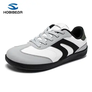 HOBIBEAR Fashionable Retro Tennis Shoes Trainers for Women and Men - Lace Up Sneakers with Wide Toe Box and Anti-Slip Sole