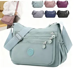 Nylon Travel Purses Anti Theft Crossbody Bag Purses for Women Waterpoof Shoulder Purse Multi-layer Pockets mothers day gifts