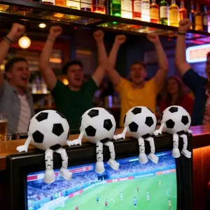 Adorable Mini Football Action Figure, 3D Printed Articulated Soccer Doll, Bar & Game Room Decor, Great Gift for World Cup Enthusiasts