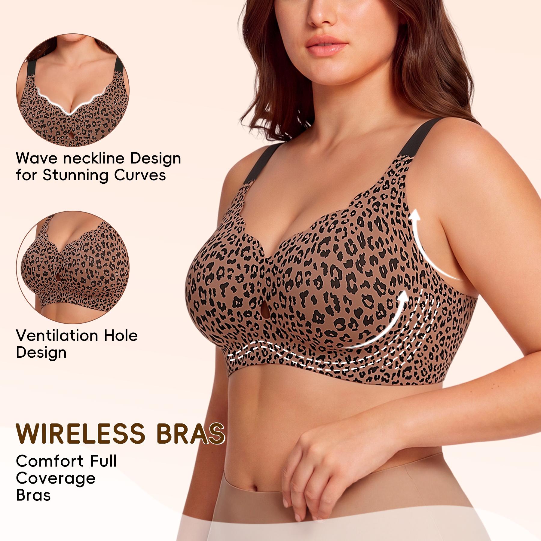 Herbfree Women Jelly Bra Full Coverage With Ventilation Holes Wireless Comfortable Everyday Bras