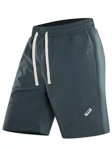 Men's Casual Drawstring Five-Quarter Shorts, Comfortable Breathable Summer Versatile Gym Shorts, Stylish and Lightweight