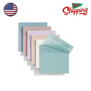 Transparent Sticky Notes - Pastel Color, 3x3 inch, Waterproof, 300 Sheets