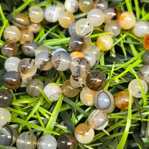 12mm beaded Montana Agate Beacelets