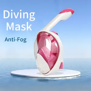 Full Face Snorkel  Mask,2025 New Snorkel Mask,Diving Mask,Breathable Snorkeling Gear,Dry Top Snorkel Mask,Anti Fog,Underwater Selfie Mask