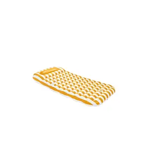 FUNBOY Fabric Classic Mat Loungers in Yellow Stripes