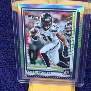 2025 Panini Donruss Optic Kam Chancellor Silver Holo Prizm #45 Seattle Seahawks