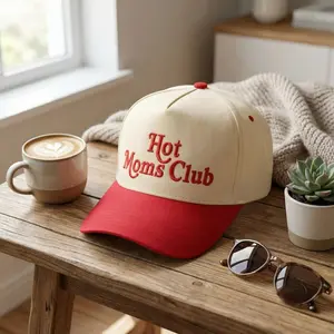 Funny Hot Moms Club Cap Embroidered Trucker Hat: Daughter Gift for Mothers
