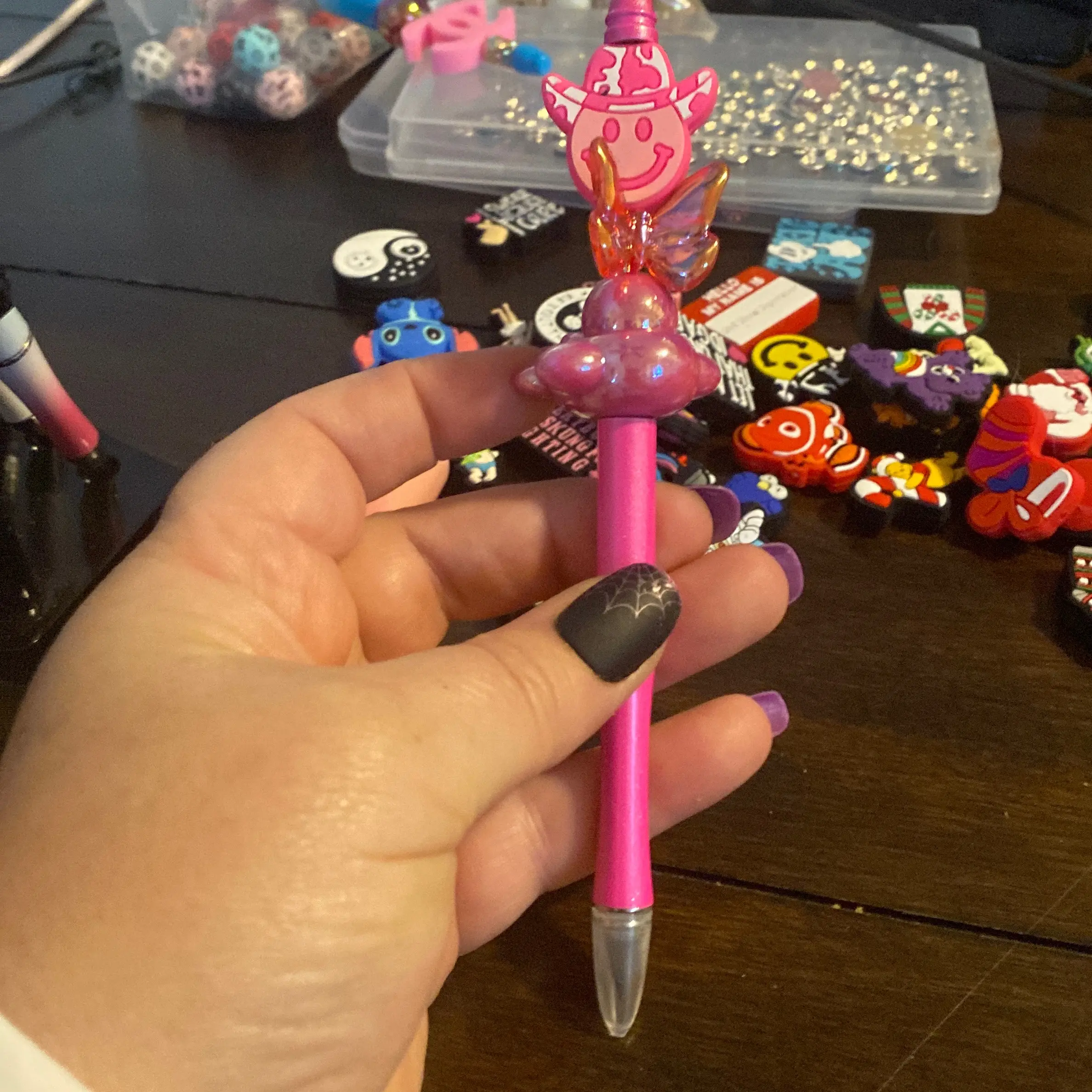 BEADED FIDGET SPINNER PENCIL