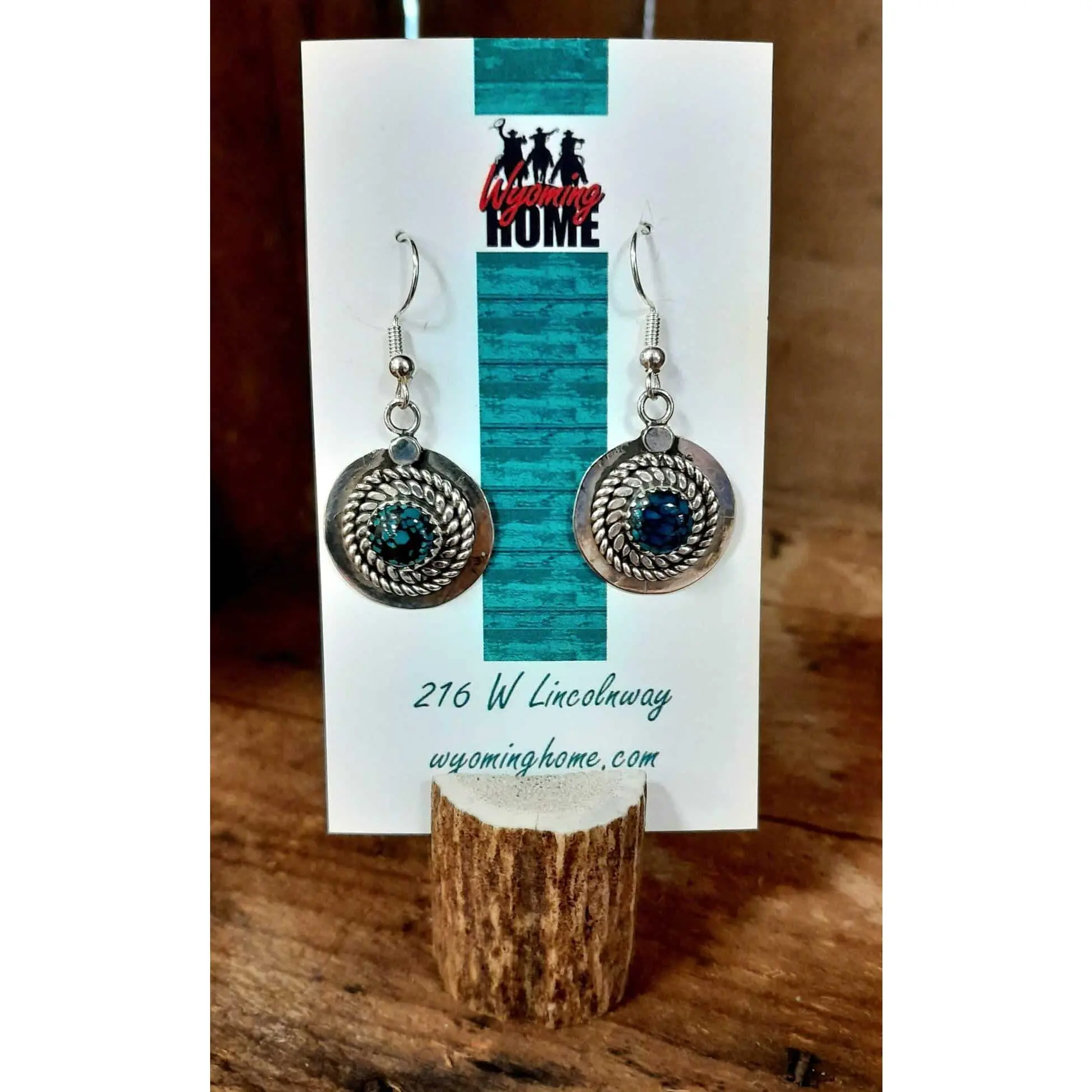 Hubai Turquoise Rope Dangle Earrings