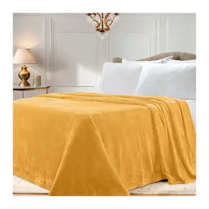 Superior Solid Fleece Medium Weight Fluffy SoftBlanket Throw