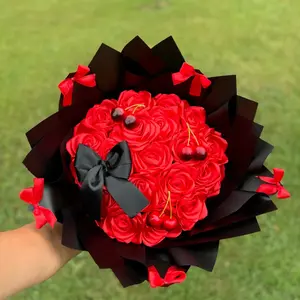Cherry Eternal Rose Bouquet