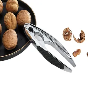 Walnut Heavy Duty Shell Biscuit Seafood Opener Tool with Non-Slip Handle (Nutcracker for All Nuts)
