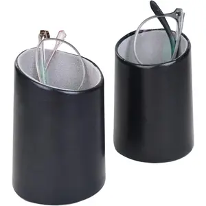 2 Pack Eyeglass Holder Stand Protective Glasses Stand Case For Desks or Nightstands