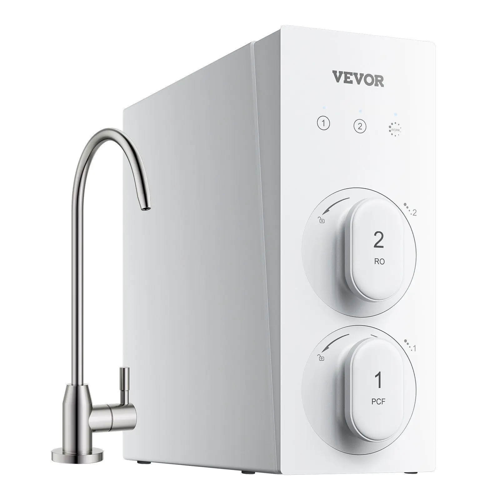 VEVOR Reverse Osmosis System 400 GPD 8-stage Tankless Under Sink Water Filter System