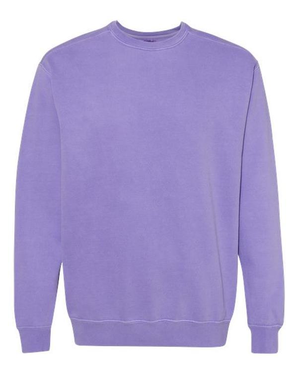 Comfort Colors Unisex Garment-Dyed Crewneck Sweatshirt 1566 - Violet