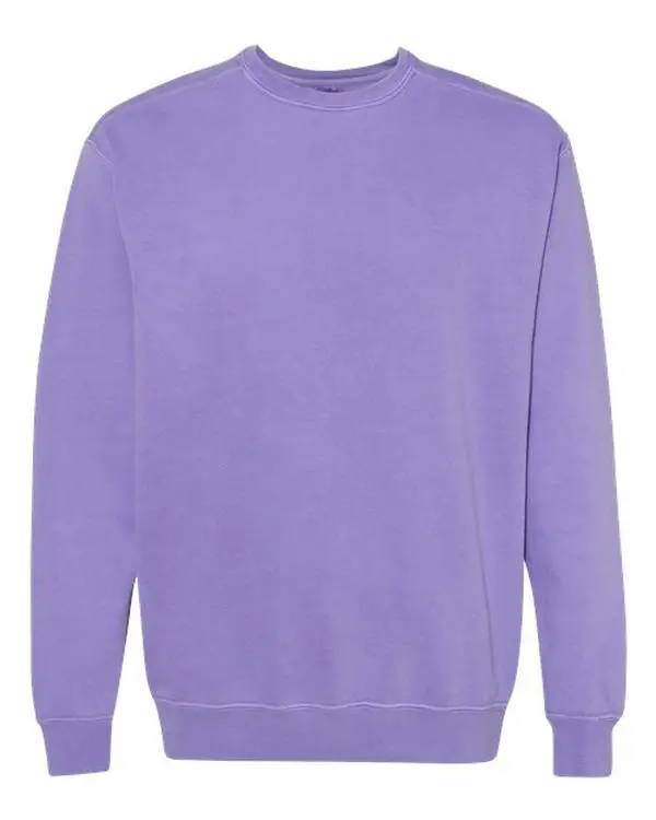 Comfort Colors Unisex Garment-Dyed Crewneck Sweatshirt 1566 - Violet