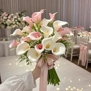 12 Piece PU High-Quality Lily of the Valley Artificial Flowers, Eternal Love Symbol, Luxurious Wedding Valentine's Day Gift Decorations