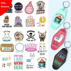 4 Sets of Trendy Graffiti Text Transfer Crystal Stickers Add Fun and Vibrancy with UV DTF Transfer Stickers For Office and Home Use Perfect for Decorating Keychains, Phones, Mugs, Glassware, and More Self-Adhesive Waterproof Cute Stickers