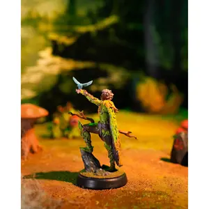 Witches of Sommar Aelarion Leafheart Fantasy Hero 3D Resin Print - Paintable DnD RPG Mini Figure, Custom Tabletop Gaming Collectible, Home Decor Statue