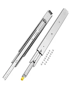 VEVOR Set of 2 Drawer Rails, Summervibes,Summervibes, Full Extension, Available in Various Sizes from 16 to 60 inches, 500 lbs Weight Limit, Lockable, Ball Bearing, Side Mount