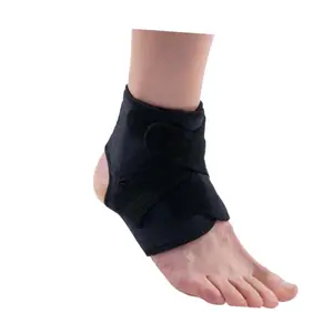 Ankle Brace Support for Men and Women - Compression Support for Sprained Ankle - Open Heel Foot Adjustable Straps for Recovery - Achilles Tendon Support Stabilizing Bandage
