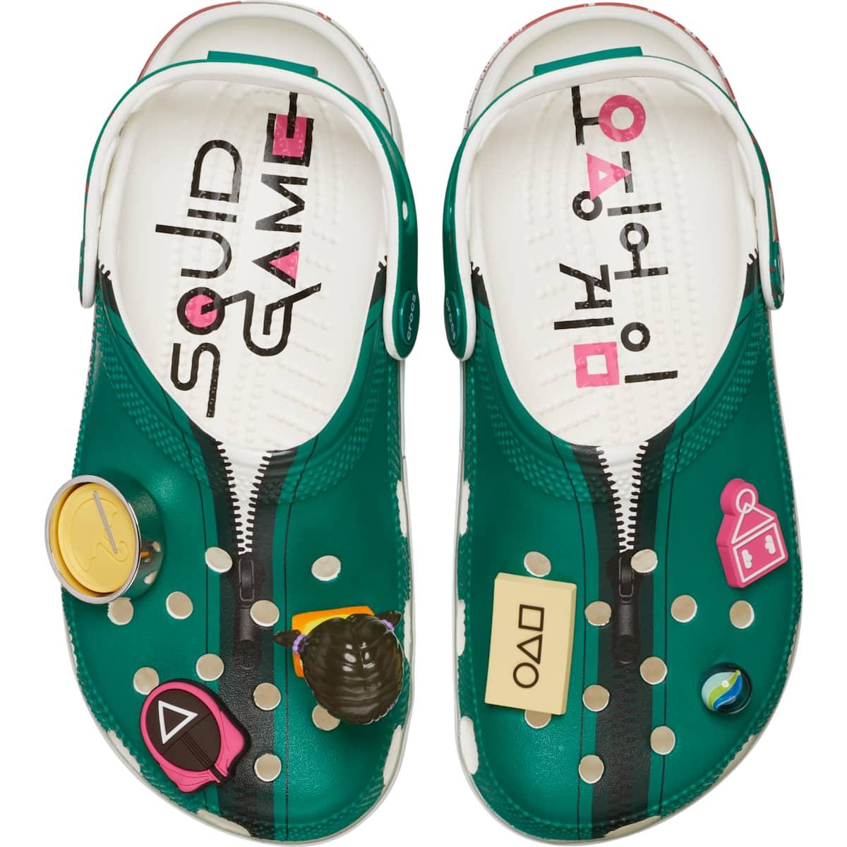 Crocs Adult Classic Squid Game Clogs, Lightweight Comfortable Slip On Shoes