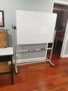 Double-Sided Non-Magnetic Office Whiteboard, 60x36