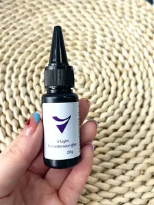 Professional Hair Extension Glue & Remover Set, Waterproof Long-Lasting, Gentle Dissolving, Suitable for Daily Wear, 1/2 Bottle