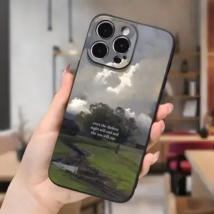 Case for iPhone 16 Pro Max 15 Plus 14 13 12 11 XS XR Inspirational Quote Aesthetic Pocket-Friendly Shockproof Silicone Protective Softcase