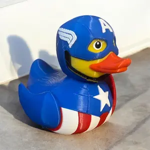 America 3D Printed Duck Collectible Plastic Figurine for Jeep Lovers