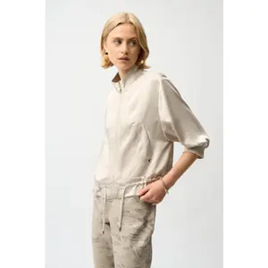 Satin Blouson Jacket