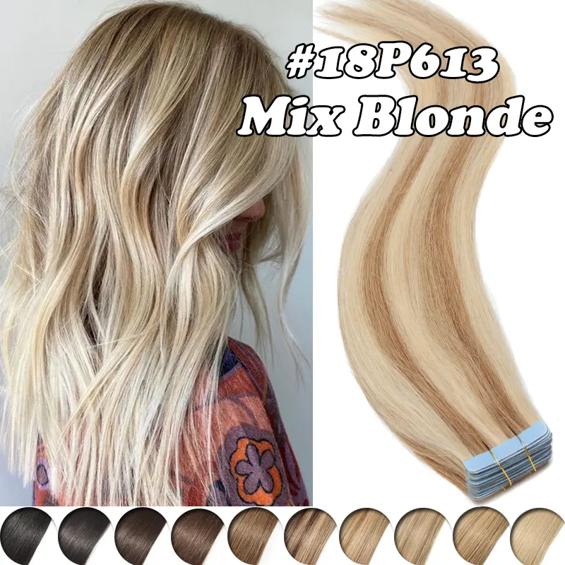 18/613 Lighter Ash Blonde & Bleach Blonde