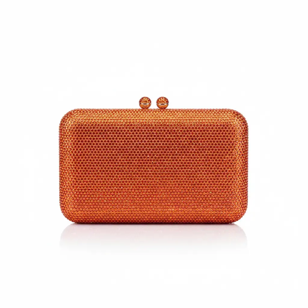 Joie de Vivre Clutch in Orange