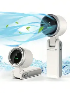 Portable Handheld Fan - Turbine Air Technology - 5 Speeds - 4000mAh Rechargeable (10 Hours) - 3-in-1 Personal Mini Fan for Summer, Outdoor Activities & Travel outdoorfun