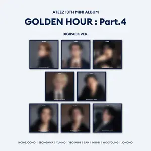 Ateez Golden Hour Part 4 Digipack Version w/POB Photocard