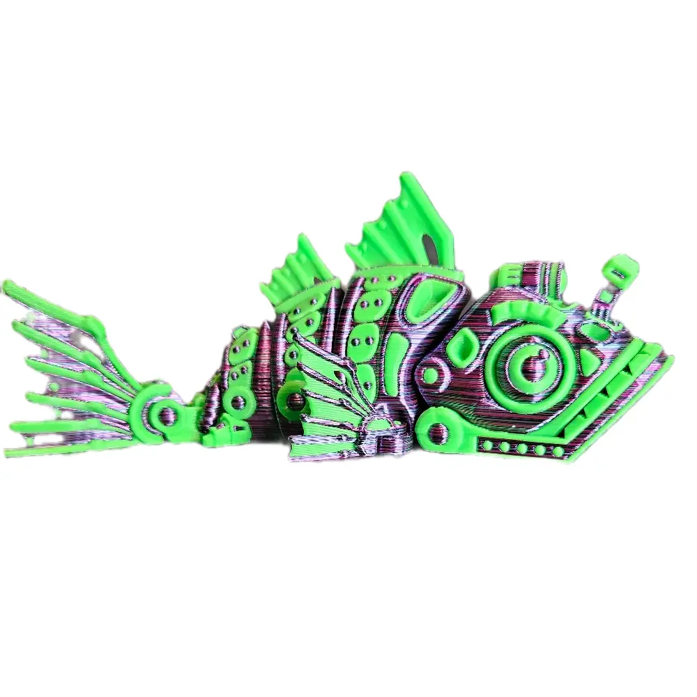 Cyber Fish Flexy Fidget Toy - colorful Designs with Unique Patterns, Ideal for Relaxation and Stress Relief