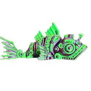 Cyber Fish Flexy Fidget Toy - colorful Designs with Unique Patterns, Ideal for Relaxation and Stress Relief