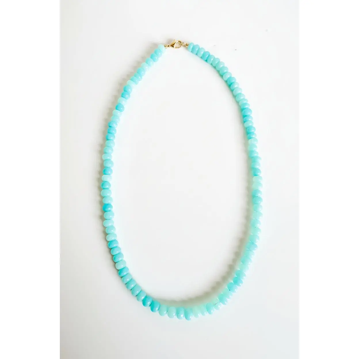 Blue Peruvian candy Opal candy necklace