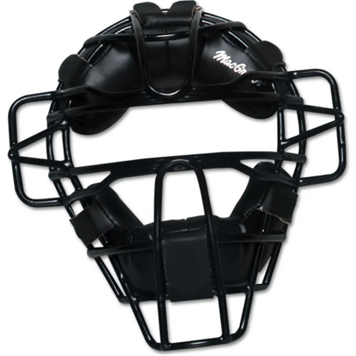 212 MAIN MacGregor #B29 Pro 100 Steel Hollow Lightweight Protective Mask - Black Vinyl, Player Safety Accessories