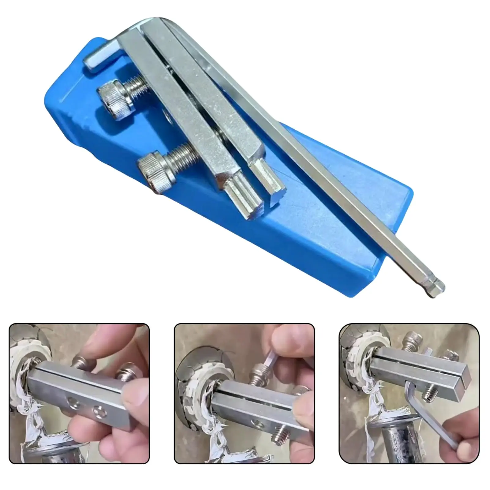 Stripped Screw Extractor - Pipe Extractor for Damaged Screw Remover Easy Out Bolt Extractor Kit Broken Allen Screw Removal Tool