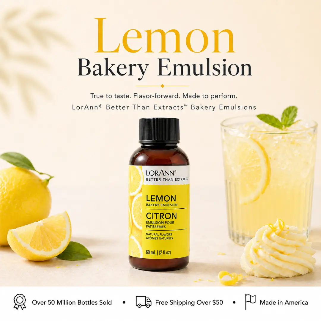 LorAnn Better Than Extracts Lemon Bakery Emulsion