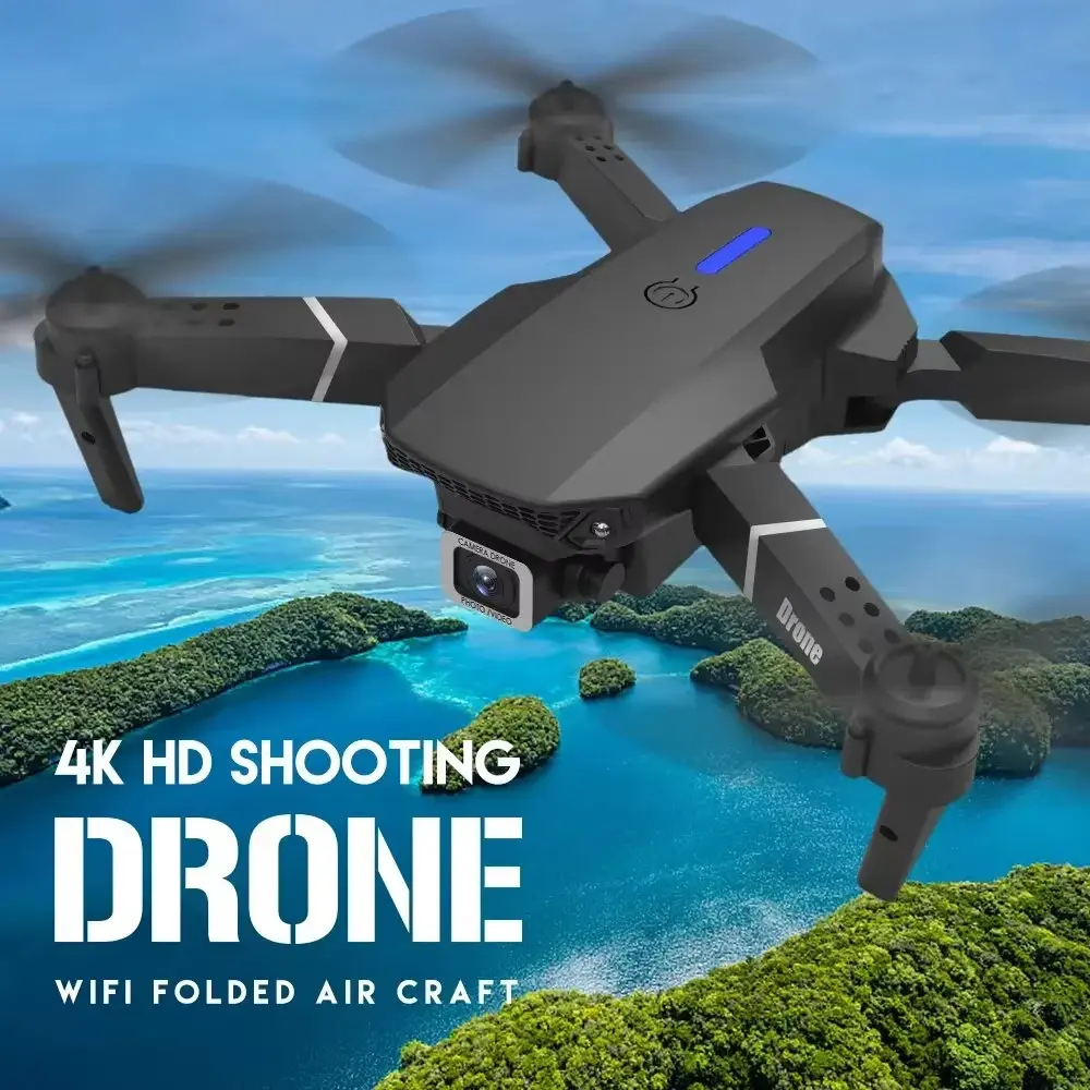 E88Pro RC Drone 4K Professinal With 1080P Wide Angle HD Camera Foldable Helicopter WIFI FPV aerial drone 8k