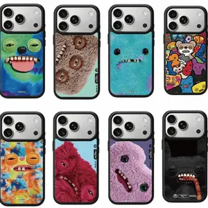 Fuggler Neon Plushcore Weirdcore Cute Monster Phone Case Compatible with for iPhone 17, 16, 15, 14, 13, 12, 11, X & Samsung Galaxy