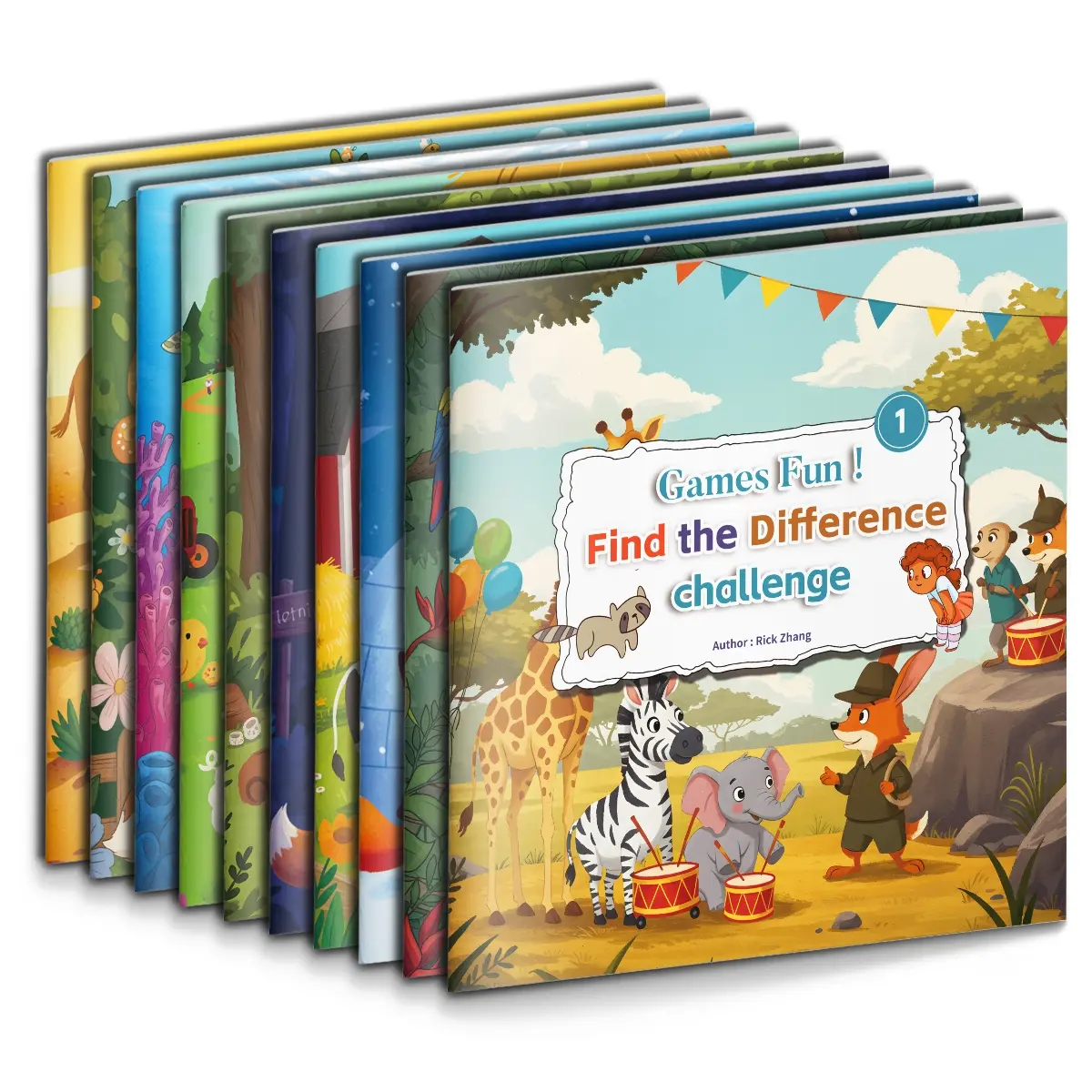 Find the Difference Activity Book Set for Kids — Spot-the-Difference ...
