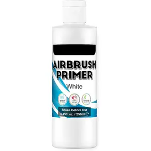 Primer - White, 8.45 fl.oz 250ml  Primer for  , Quick-Drying Matte Finish for   with Excellent Adhesion to Plastic Models, Metal, Canvas
